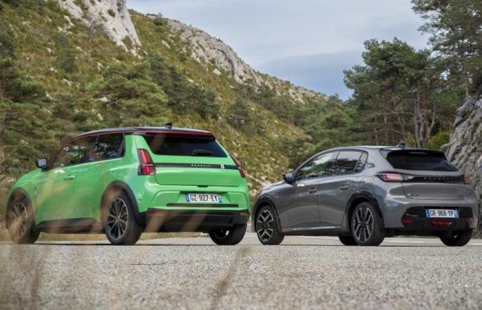 la nouvelle Renault 5 affronte le véhicule électrique le plus populaire en France, la Peugeot 208 !