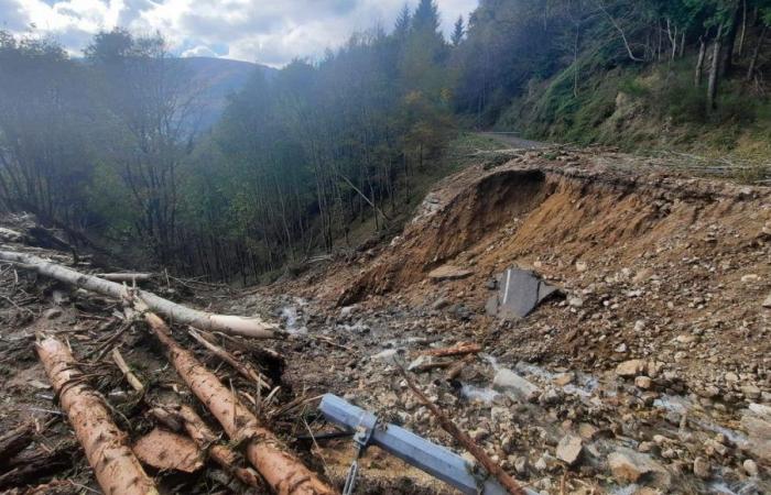 des dégâts importants sur les montagnes ardéchoises