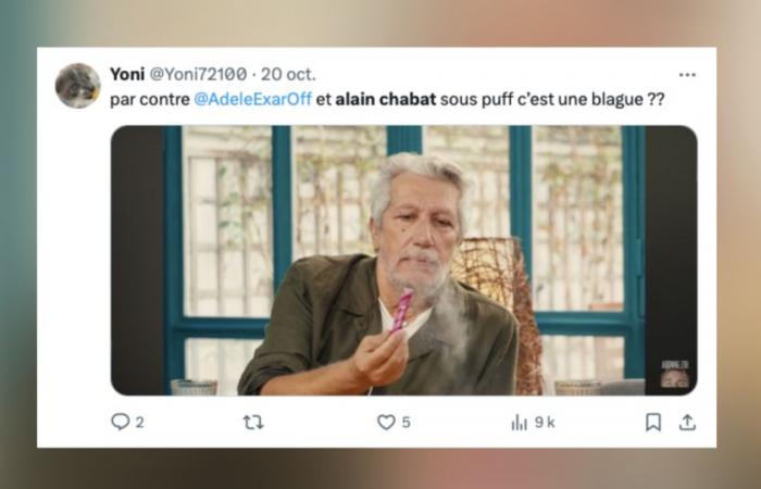 Adèle Exarchopoulos et Alain Chabat font polémique en fumant une bouffée dans la dernière vidéo Squeezie