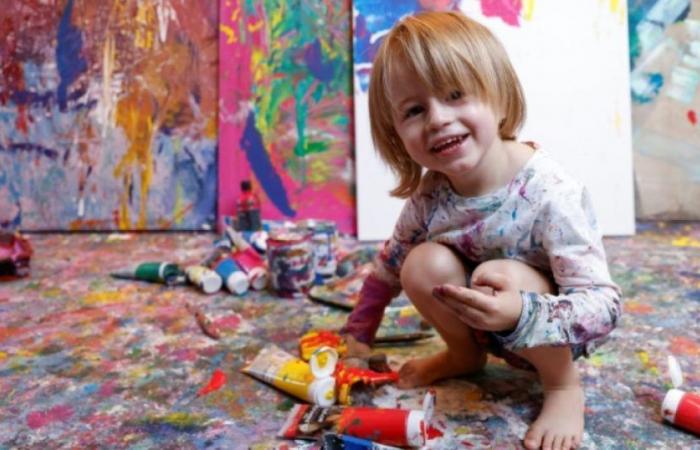 Laurent, 3 ans et déjà peintre à succès : Actualités