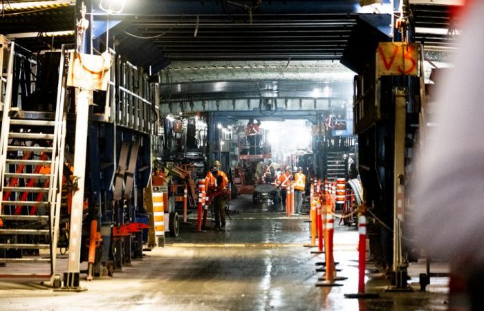 Tunnel Louis-Hippolyte-La Fontaine | Déjà des fissures dans le nouveau béton