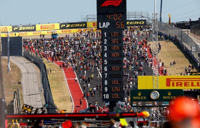 F1 – Les organisateurs du GP des États-Unis lourdement sanctionnés après une invasion prématurée de la piste