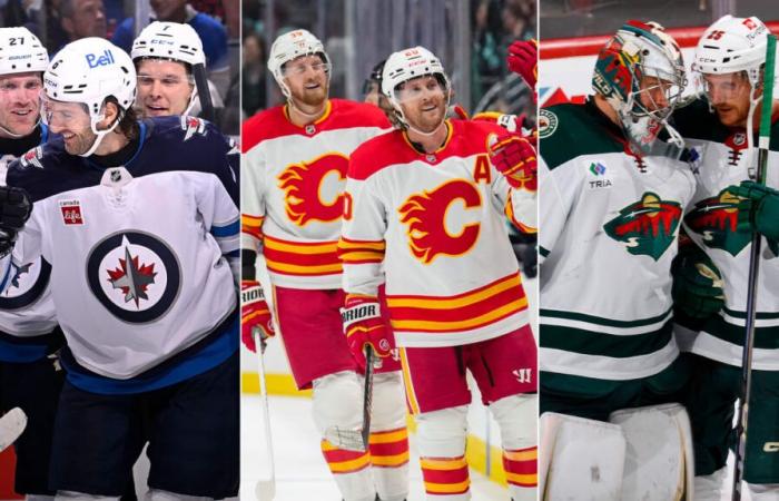 Les Jets, Flames et Wild progressent clairement