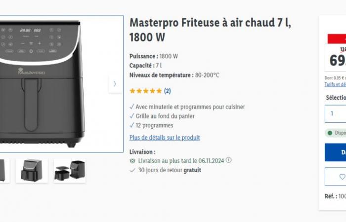 Lidl cartonne en Espagne avec cette friteuse sans huile, sa grande sœur arrive en France à prix cassé