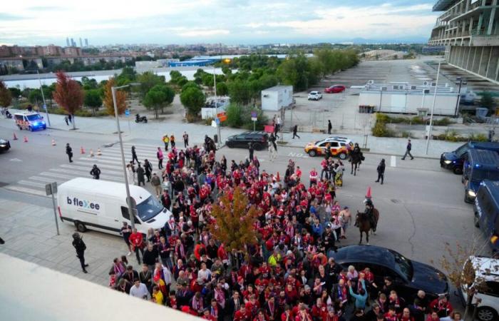 Un supporter lillois frappé et menotté par des policiers lors du match contre l’Atlético – C1 – J3 – Atlético-LOSC (1-3)