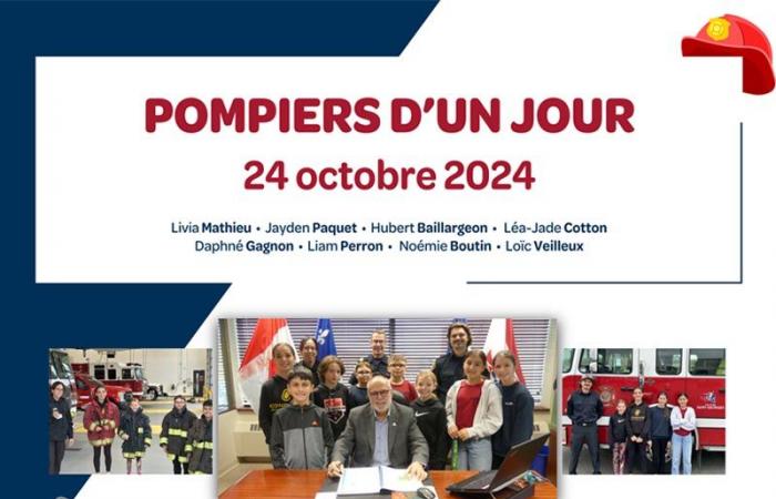 Le Service de Sécurité Incendie accueille huit jeunes « Pompiers d’un jour »