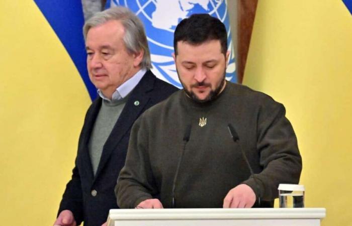 Zelensky refuse de recevoir Guterres à Kyiv après sa visite en Russie