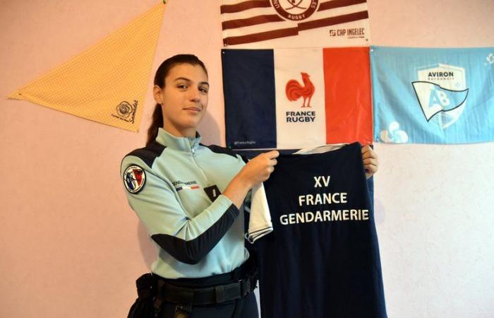 PORTRAIT. Olivia Lavy, gendarme à Casteljaloux qui joue au XV de France Gendarmerie