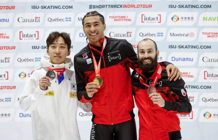 Dandjinou brille avec deux médailles d’or lors du premier match du Circuit mondial – Équipe Canada