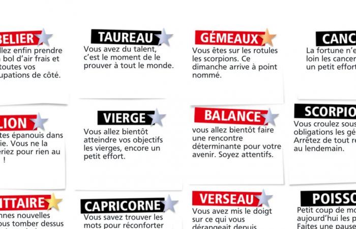 L’horoscope Week-end Expresso du dimanche 27 octobre 2024