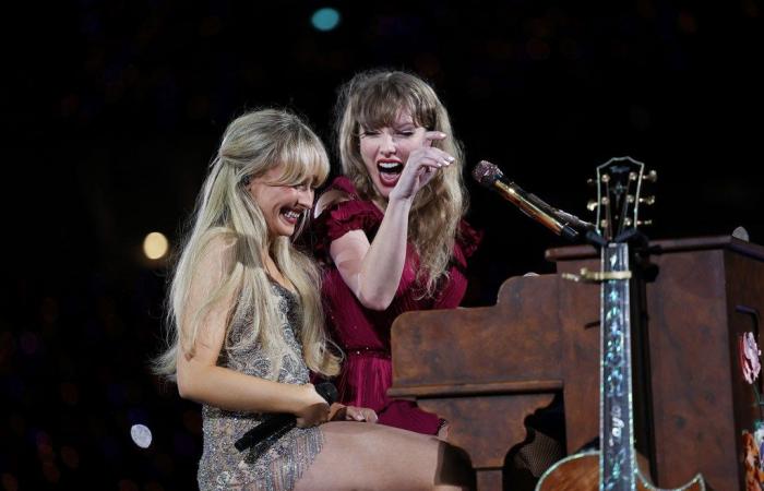 Taylor Swift et Sabrina Carpenter chantent “Espresso” et plus à la Nouvelle-Orléans