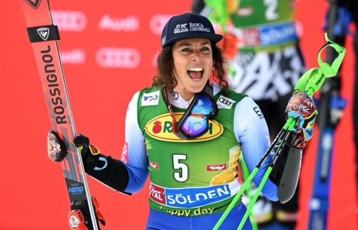 Federica Brignone devient la femme la plus âgée à remporter la Coupe du monde de ski alpin