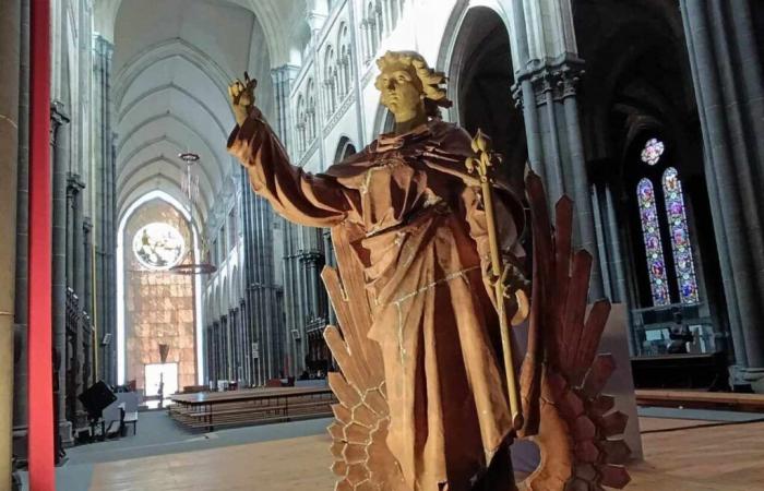 A Lille, l’ange Gabriel sera béni et réinstallé sur le toit de la cathédrale