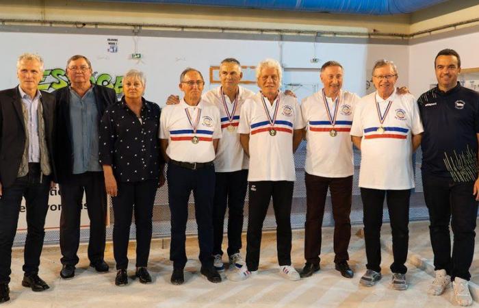 Les quilleurs cévenols, sacrés champions de France, ont reçu leur médaille d’or