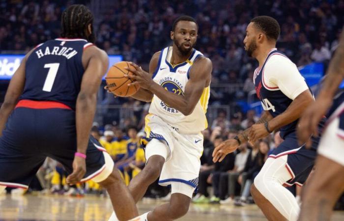 Andrew Wiggins et Steph Curry notés lors de la défaite des Warriors contre les Clippers