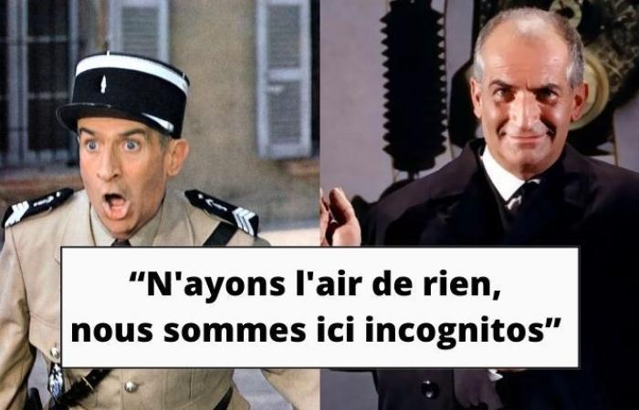 Ces 10 lignes viennent de la saga Gendarme ou Fantômas ?