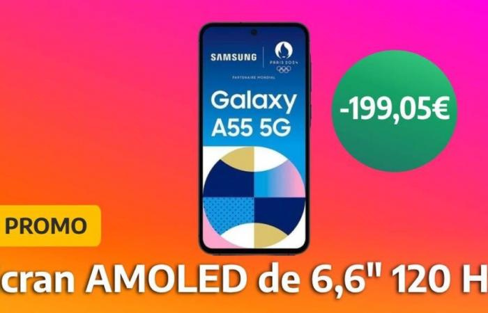 Le Samsung Galaxy A55 a un prix avantageux. Difficile de trouver mieux à ce prix…