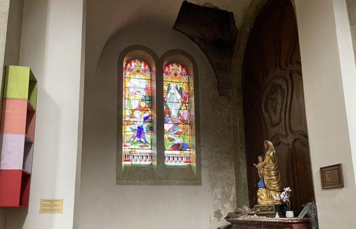 La séquence noire se poursuit pour cette église du Lauragais, qui perd une partie de son plafond