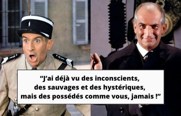 Ces 10 lignes viennent de la saga Gendarme ou Fantômas ?