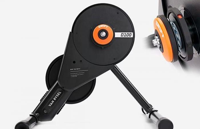 Van Rysel lance son nouvel home trainer D100 avec Zwift Cog & Click