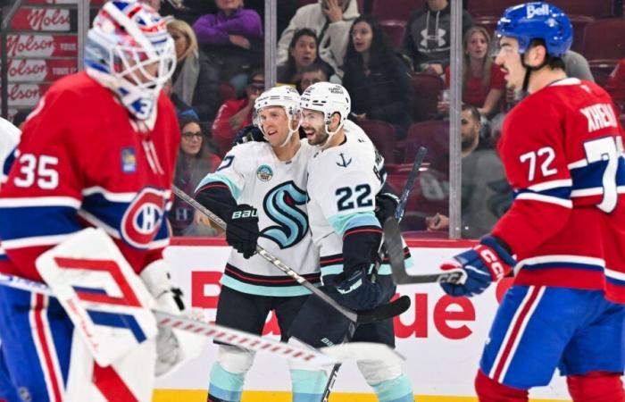 Une déroute magistrale du Canadien face au Seattle Kraken