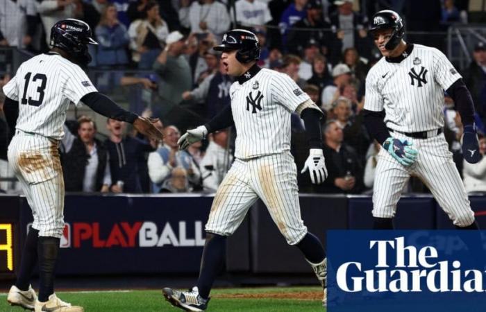 Les Yankees maintiennent les World Series en vie alors que les chauves-souris se réveillent pour la victoire du quatrième match contre les Dodgers