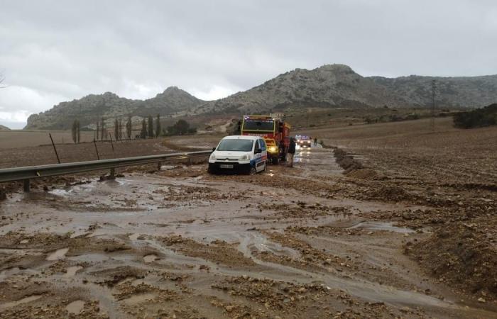 La tempête qui maintient une grande partie de la péninsule en alerte en raison de fortes pluies, en images