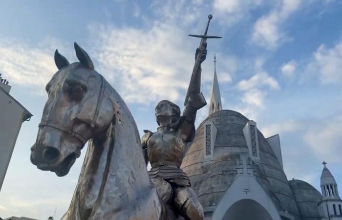 à Nice, inauguration de la statue de Jeanne d’Arc