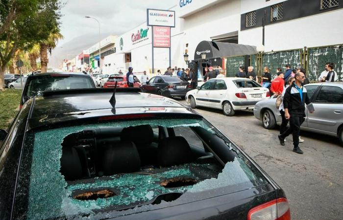 La tempête qui maintient une grande partie de la péninsule en alerte en raison de fortes pluies, en images