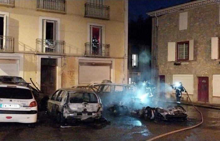 Une voiture de luxe détruite dans un incendie à Lavelanet, huit véhicules endommagés au total