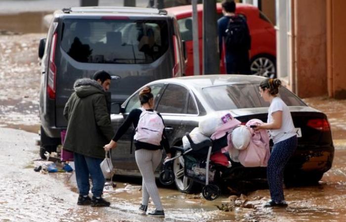 Images terrifiantes d’inondations près de Valence, trois jours de deuil national en Espagne