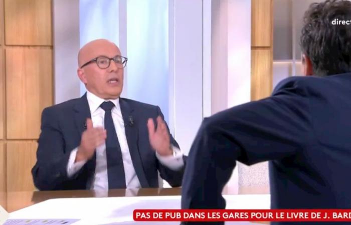 Éric Ciotti face à Patrick Cohen, le député en direct au naufrage sur le livre de Bardella et la SNCF