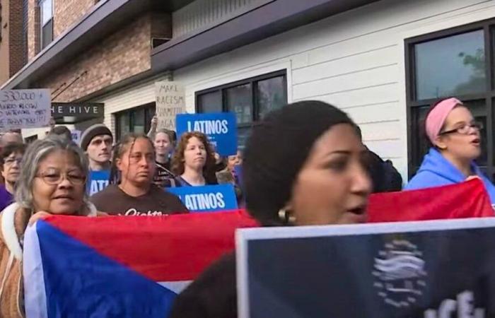 en Pennsylvanie, les Latinos manifestent contre Trump