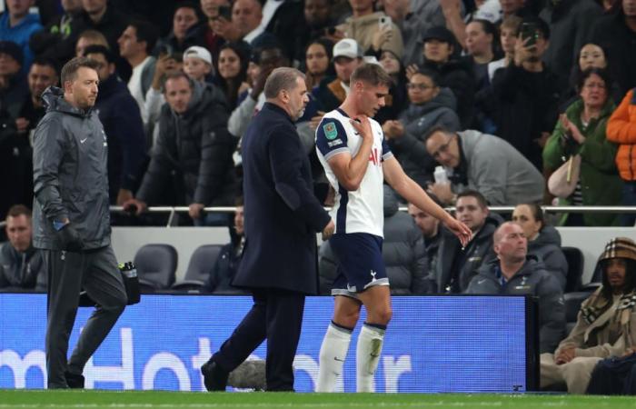 Coup dur pour Tottenham alors que le favori d’Ange Postecoglou, doté de 50 millions d’euros, part en larmes