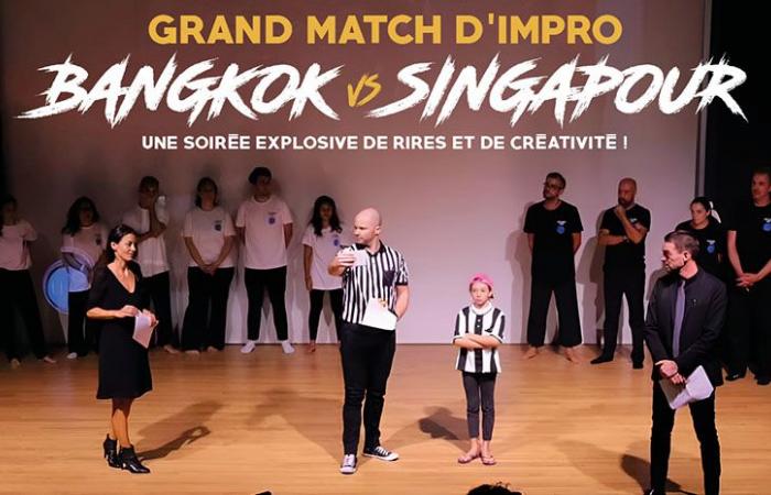 Grand match d’improvisation théâtrale entre 2 troupes francophones de Bangkok et Singapour