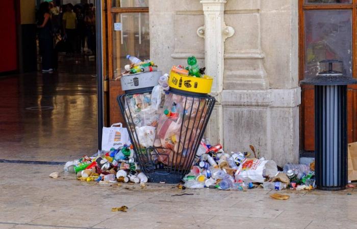 Une grève provoque l’accumulation de 600 tonnes de déchets dans les rues de la ville