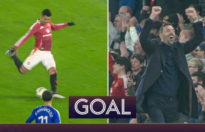 Man Utd 5-2 Leicester : Ruud van Nistelrooy prend un départ gagnant en Coupe Carabao