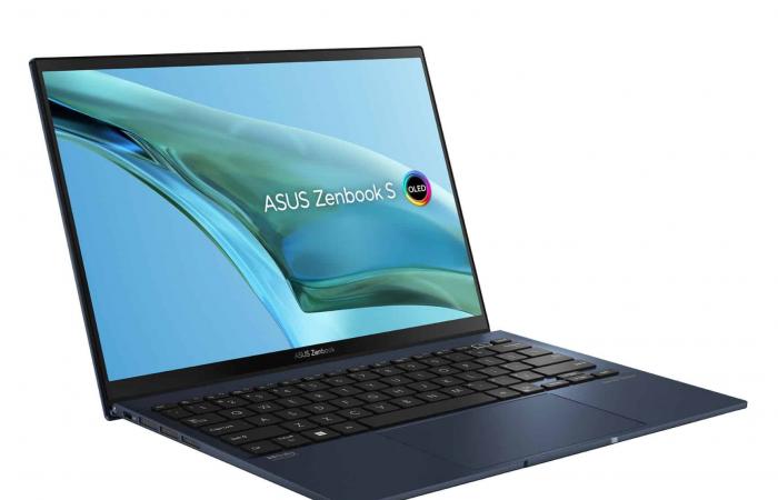 Promo 999 € Asus ZenBook 13 OLED UM5302LA-LV190W, Ultrabook 13″ Bleu 8h Haute Définition Fidélité 2.8K DCI-P3 OLED facile à transporter Ryzen 7 NumPad