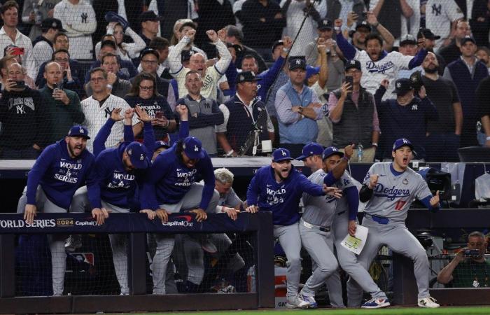 Les Dodgers gagnent et battent les Yankees en cinq matchs