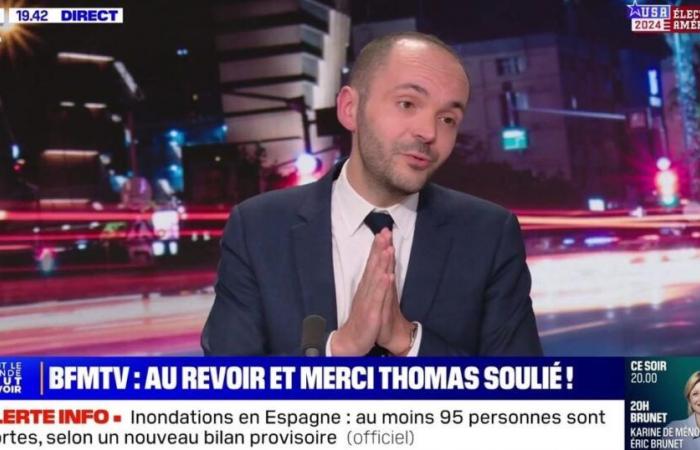 Ému, le journaliste politique Thomas Soulié fait ses adieux à BFMTV