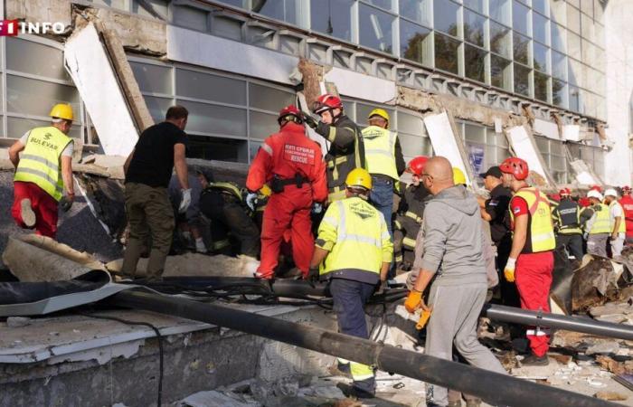 Le toit extérieur de la gare s’effondre, au moins 14 morts