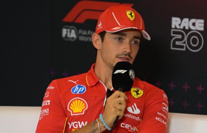 Leclerc condamné à une amende par la FIA pour avoir prêté serment lors d’une conférence de presse de F1