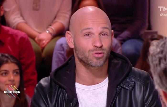 en direct sur “Quotidien”, Franck Gastambide craque complètement