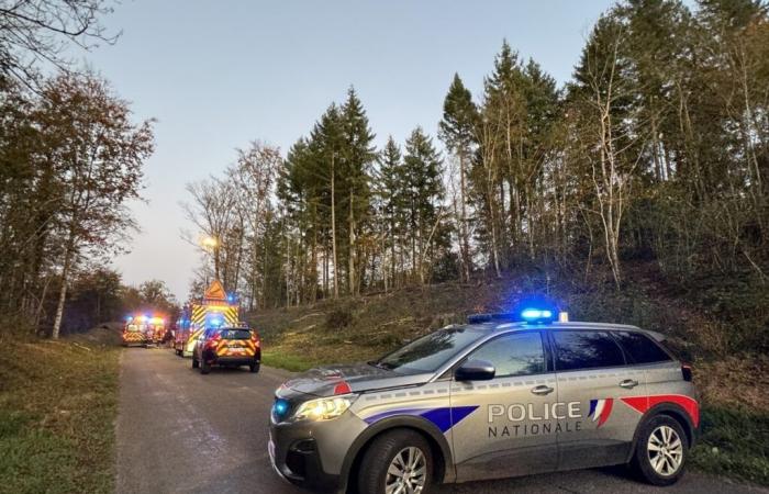 Collision spectaculaire à Chaumont sur la côte de Treix