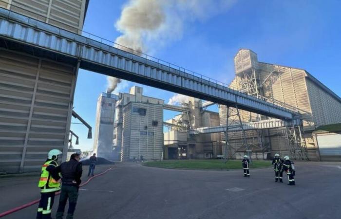 Venarey-Les Laumes. Un incendie se déclare dans le séchoir à céréales de Dijon