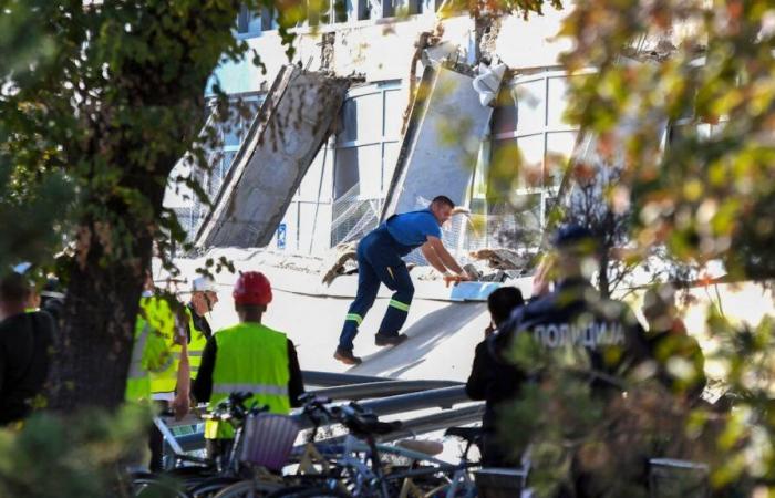 Effondrement du toit d’une gare serbe : au moins 8 morts