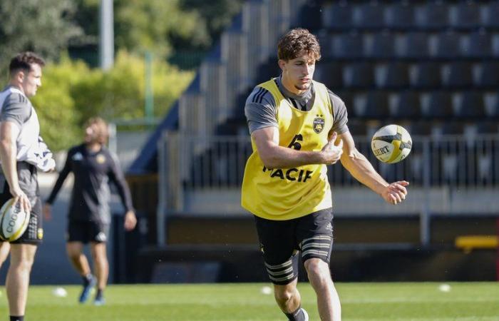 Oscar Jegou fera son retour sur les terrains de rugby avec La Rochelle face au Stade Français en Top 14