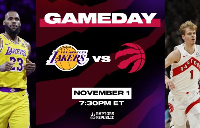 Lakers @ Raptors, 1er novembre