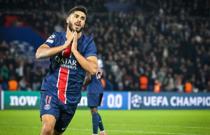 la composition probable de Paris avec Fabian Ruiz et Asensio titulaires