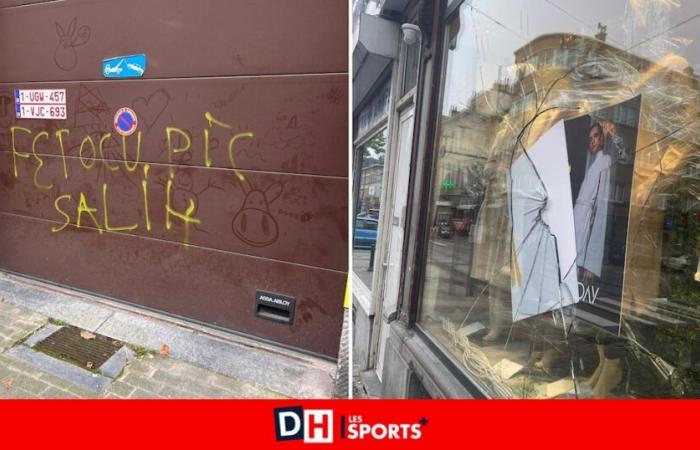 La maison et le magasin des parents du candidat Salih Demirhan (LE) visés par des actes de vandalisme sur fond communautaire